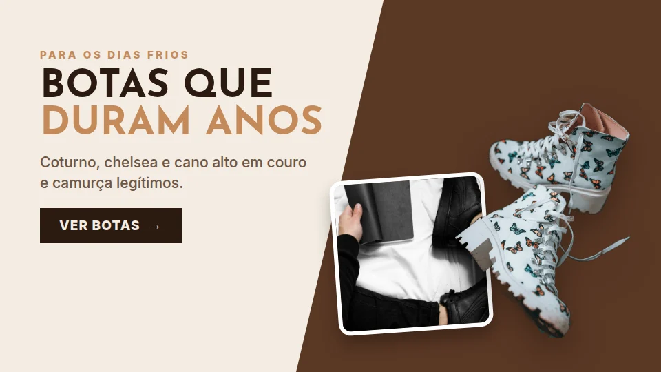 Passo Firme Calçados — Botas que