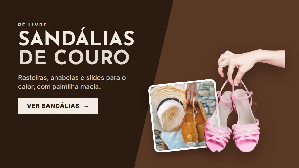 Passo Firme Calçados — Sandálias